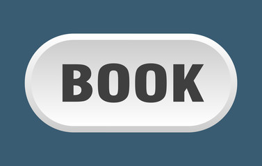 book button. book rounded white sign. book