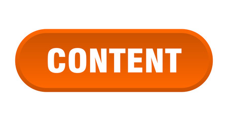 content button. content rounded orange sign. content