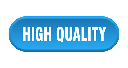high quality button. high quality rounded blue sign. high quality