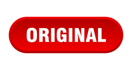 original button. original rounded red sign. original