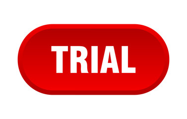 trial button. trial rounded red sign. trial