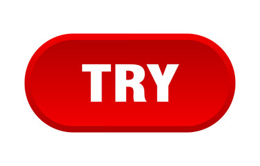 try button. try rounded red sign. try