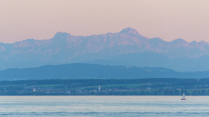 D&auml;mmerung am Bodensee