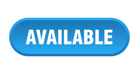 available button. available rounded blue sign. available