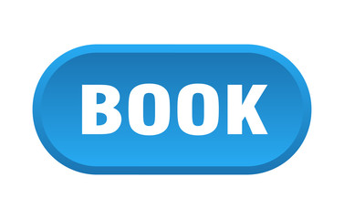 book button. book rounded blue sign. book