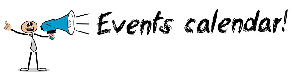 Fototapeta premium Events calendar!