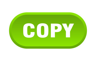 copy button. copy rounded green sign. copy