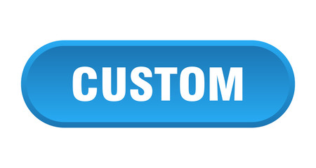 custom button. custom rounded blue sign. custom