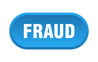 fraud button. fraud rounded blue sign. fraud