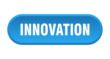 innovation button. innovation rounded blue sign. innovation