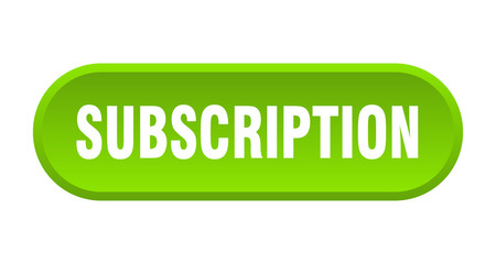subscription button. subscription rounded green sign. subscription
