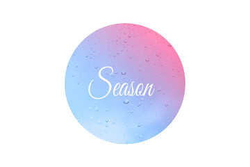 Seasonal concept background