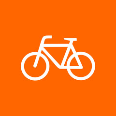 Fototapeta premium Fahrrad und Hintergrund
