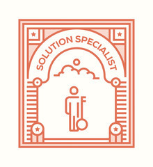 SOLUTION SPECIALIST ICON CONCEPT