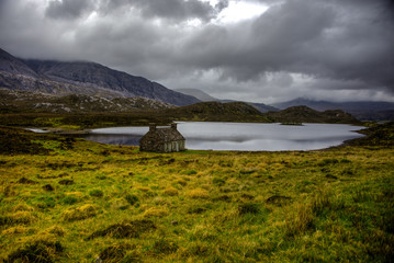 Fototapeta na wymiar Cottage in Scotland