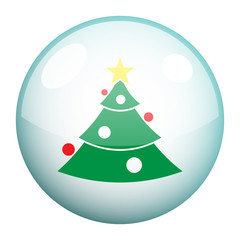 Christmas tree icon vector design