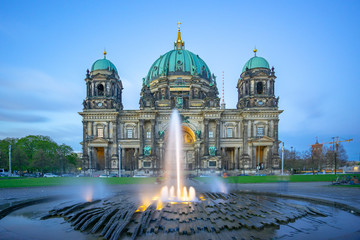 Berliner Dom in Berlin city, Germany at twilight © orpheus26