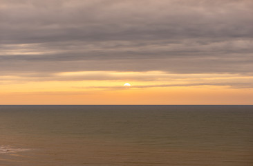 Sunrise from the Benicassim viewpoint, Costa azahar