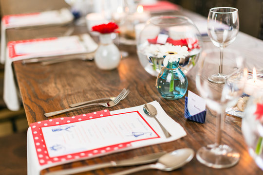 wedding table setting
