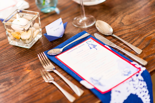 wedding table setting