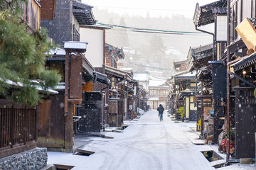 Takayama the ancient town in Gifu Prefecture, Japan