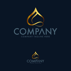 Luxury sultan hat restaurant logo design template
