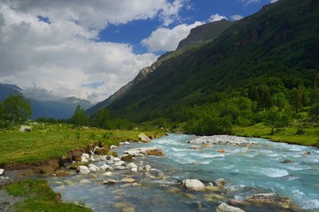 Summer in mountains