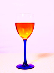 Glas mit Wein
