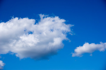 blue sky with clouds