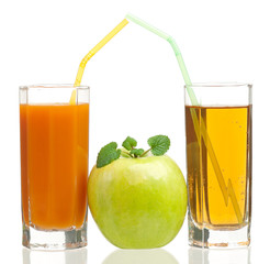 Fresh vegetables juice