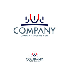 Bridge logo template