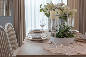modern dinning room