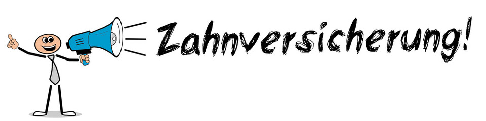 Fototapeta premium Zahnversicherung! 