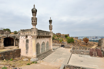 Fototapeta na wymiar India, Golconda Fort in Hyderabad