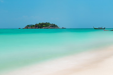 Pristine tropical sandy beach in Koh Lipe