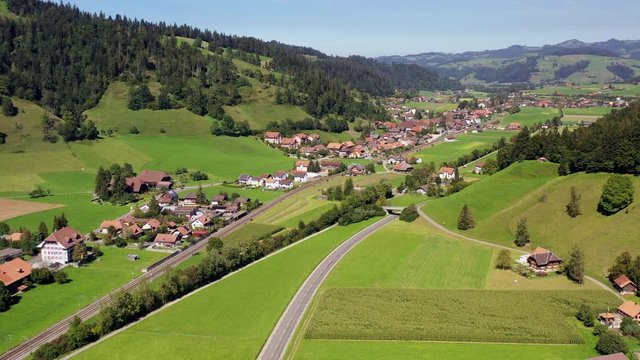 Blick Richtung Signau, Emmental