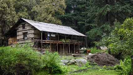 old wooden house