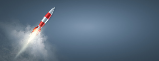 Erfolg - Durchstarten - Rakete
