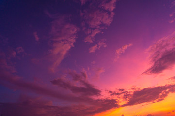 Beautiful clouds sky. Sunset sky. Gradient Sky pink and purple.jpg