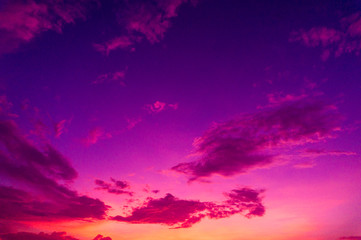 Beautiful clouds sky. Sunset sky. Gradient Sky pink and purple.jpg