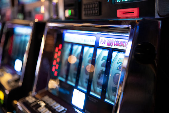 slot machine in the casino