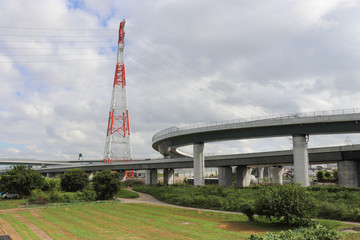 海老名南ジャンクション（神奈川県）,south ebina junction(kanagawa pref,japan)