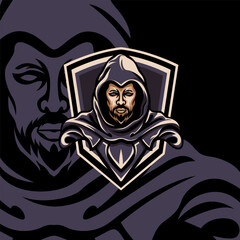 Leader Shield esport gaming mascot © Azhartz