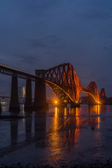Obraz na płótnie Canvas Forth Bridge - The UNESCO World Heritage Site in Scotland