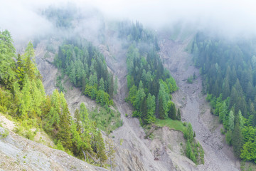 Fototapeta premium Landscape near Sauris di sotto, Friuli-Venezia Giulia, Italy