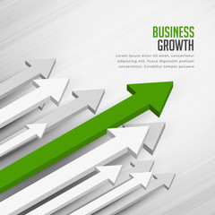 leading moving forward arrow concept background design