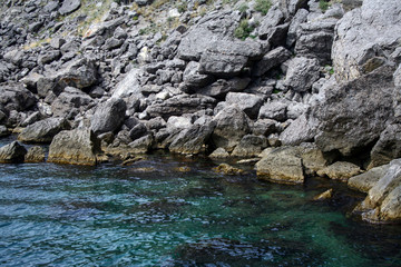Rocks in the sea