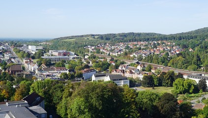 Fototapeta na wymiar view from the city Bielefeld