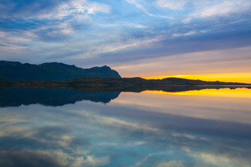 Obraz premium On the dramatic coast in Norway