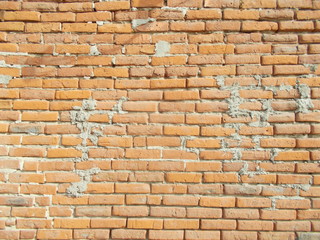 Old brick wall. Background for interior design.